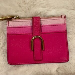 Barbie x Fossil Leather Zip Card Case